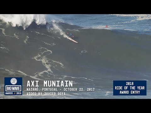 Axi Muniain at Nazaré  - 2018 Ride of the Year Award Entry - WSL Big Wave Awards
