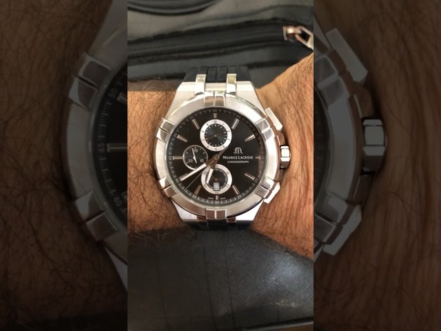 Vídeo relacionado con Maurice Lacroix Reloj analógico para Hombre. de Cuarzo AI1018-SS002-330-1