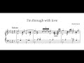 Keith Jarrett - I'm through with love (Transcription)