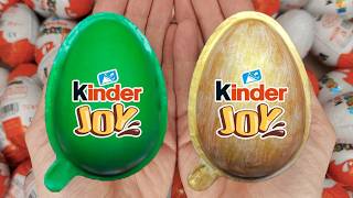 NEW!!! 100 Yummy Kinder Joy Surprise Egg Toys Opening A Lot Of Kinder Joy Chocolate ASMR #6286