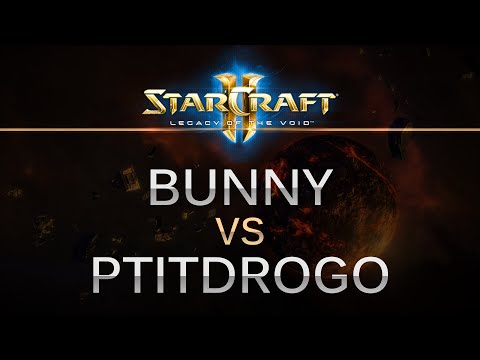 StarCraft 2 - LOTV - Bunny (T) v PtitDrogo (P) on Dusk Towers