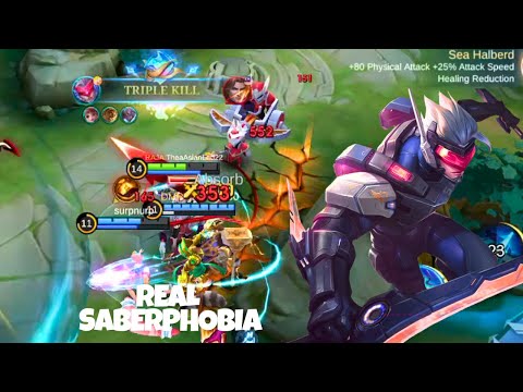 Jungle SABERPHOBIA IS REAL!! |  Saber Gameplay | Mobile Legends |