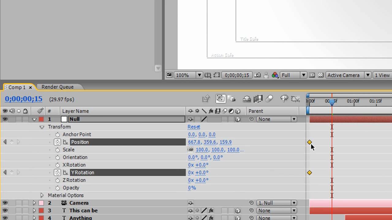 After Effects 3D Camera Tutorial - Part 2