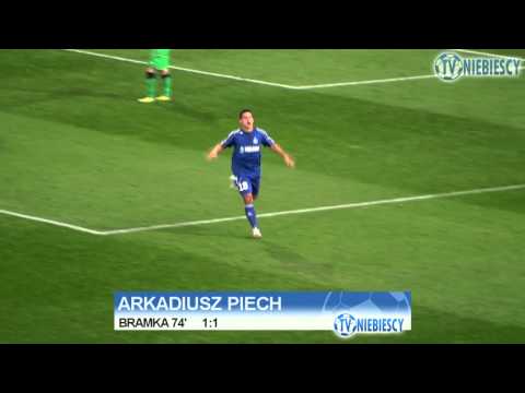 LE: Ruch 3-1 Metalurg. Gol A. Piecha na 1-1