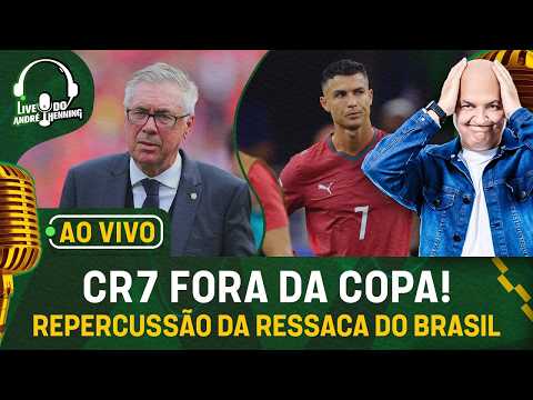 AO VIVO: O ADEUS MELANCÓLICO DE CR7; SELEÇÃO BRASILEIRA INDO EMBORA DA COPA E MESSI EM CAMPO!