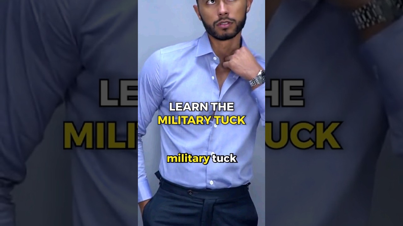 Learn the military tuck.