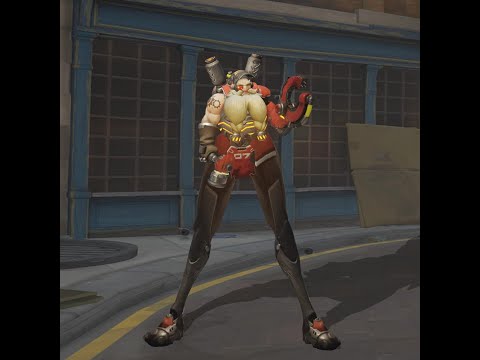 Zarya presses q and Torbjorn presses q. What happens next is INSANE