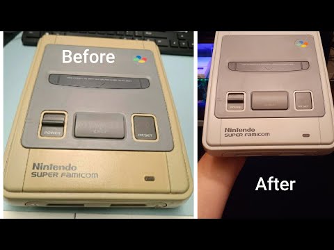 Restoration of a 1990 Nintendo Super Famicom