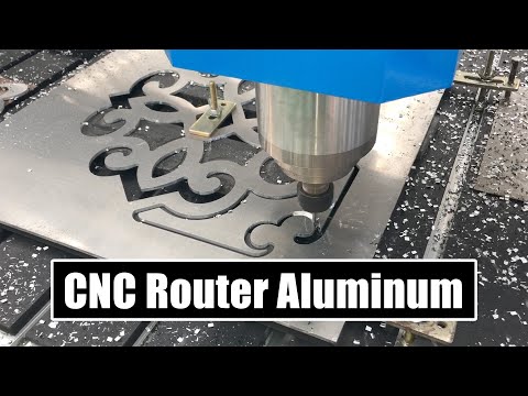 CNC Router with 6KW Spindle for Aluminum Cutting Projects