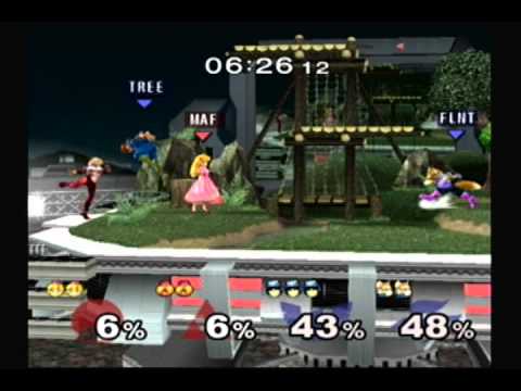 Mass Madness 27- Dazwa (Sheik) + Mafia (Peach) vs KevinM (Fox) + Trees (Falcon)