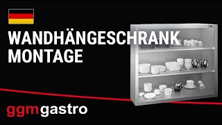 Edelstahl Wandhängeschrank PREMIUM - 1000x400mm - ohne Schiebetür - 1000mm hoch