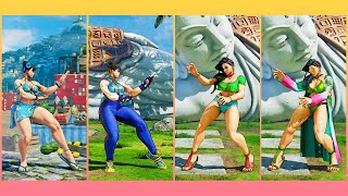 Street Fighter V Champion Edition all Costumes HD