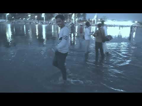Bansi Patel at juhu Beach Mumbai walk to sea