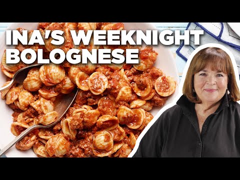 Ina Garten's Weeknight Pasta Bolognese | Barefoot Contessa | Food Network