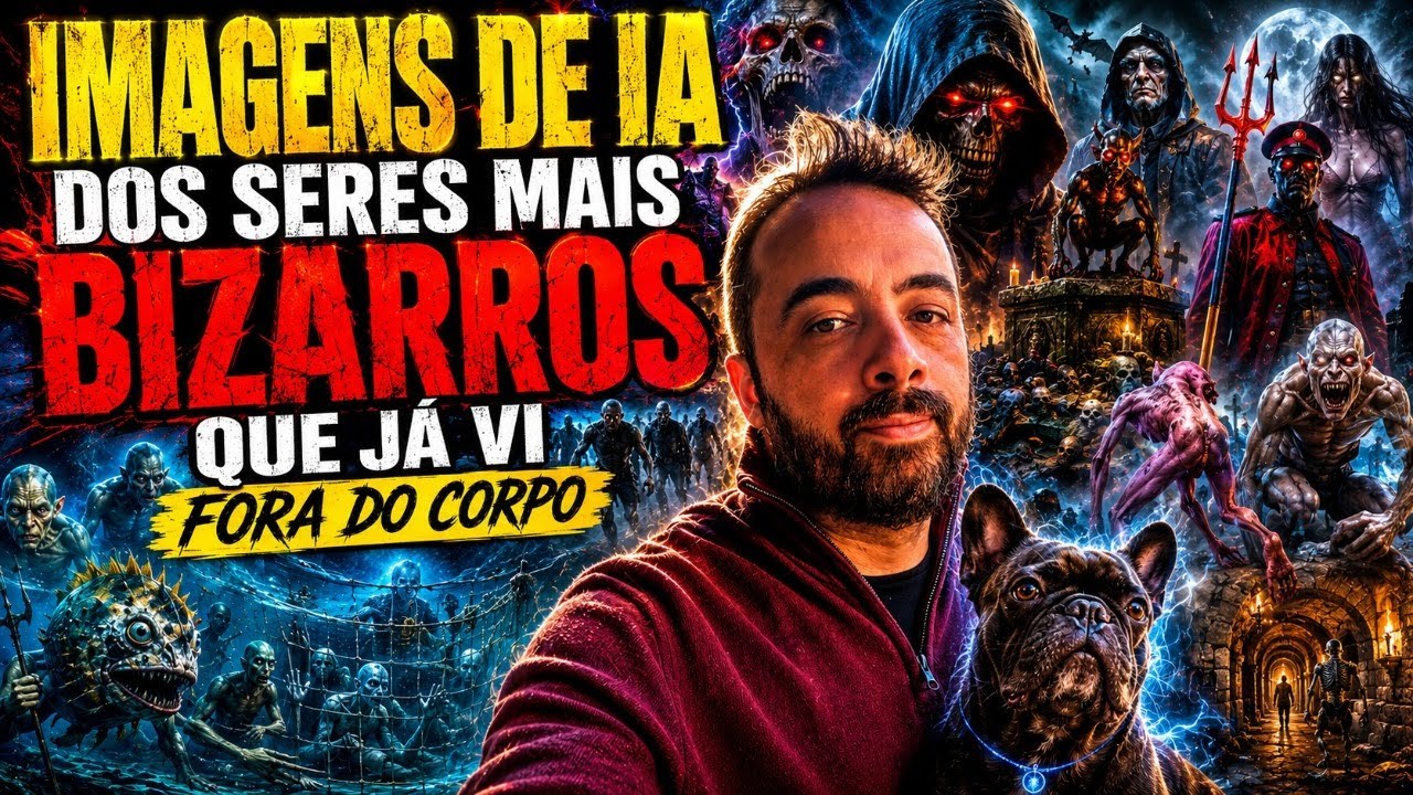 IMAGENS DE *IA* DOS SERES MAIS BIZARROS QUE JA VI FORA DO CORPO