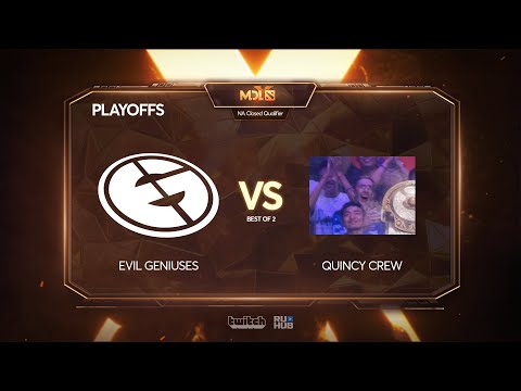 Evil Geniuses  vs Quincy Crew, MDL Chengdu Major Qualifier, bo3, game 3 [Mila]