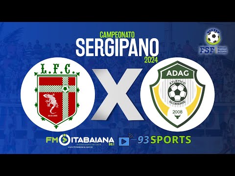 LAGARTO X GLORIENSE - CAMPEONATO SERGIPANO 2024