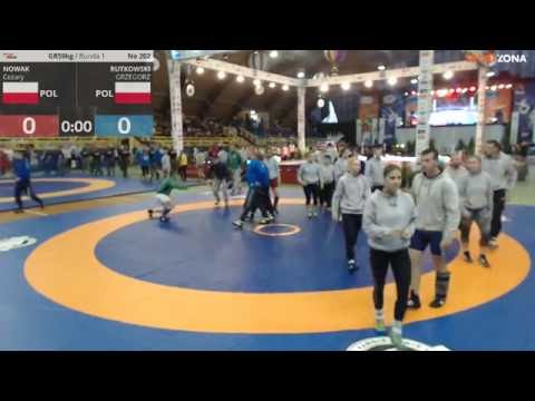 SportZona.pl - Mistrzostwa Polski w Zapasach Zgierz 2016 Mata 5
