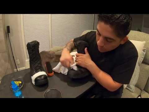 HOW TO MIRROR SHINE POLICE CADET BOOTS