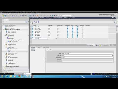 Siemens S7-1500 TIA Portal: Creating "UDT" (User Defined Data Type) | Sec-1/2