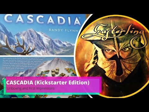 Unboxing and First Impressions - Cascadia (Kickstarter Edition)