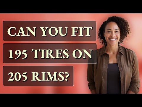 Can you fit 195 tires on 205 rims?