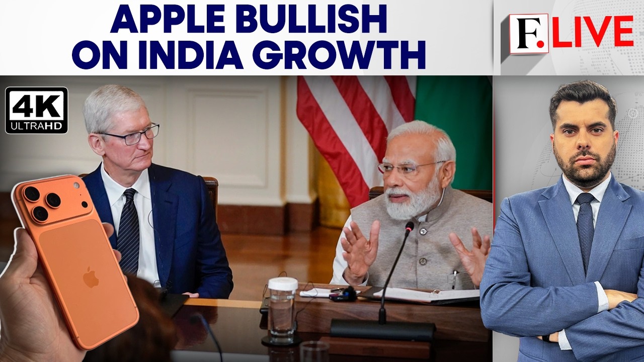 Tim Cook Calls India a ‘Huge Opportunity’ Amid Apple Growth Push | Firstpost Live | N18G