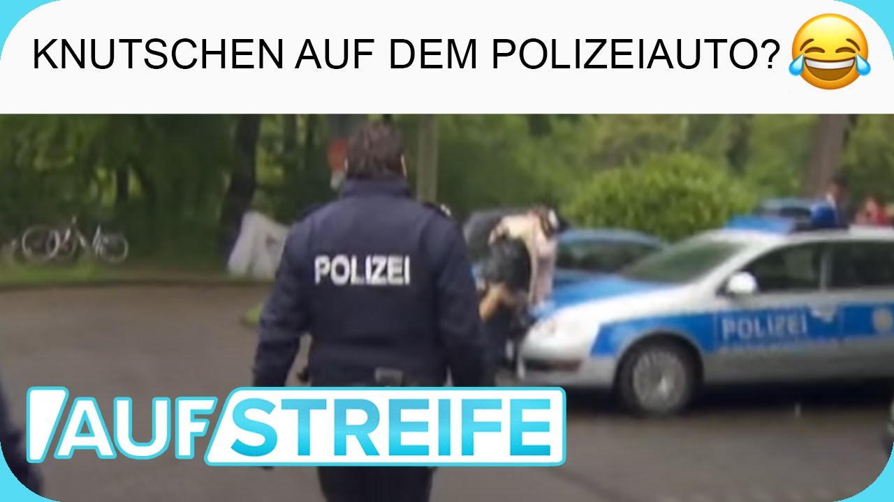 KNUTSCHEN AUF DEM STREIFENWAGEN?! 😳😂