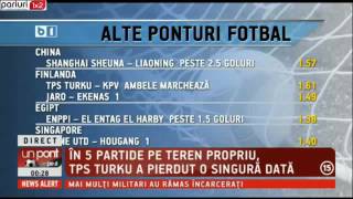SUGESTII UPZ: 8 PARIURI DIN FOTBAL
