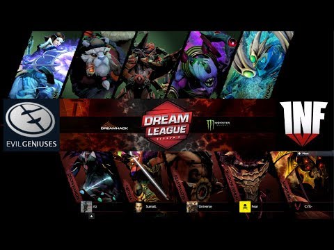 EVIL GENIUSES VS INFAMOUS - Game 2, DreamLeague Season 8, Highlights!