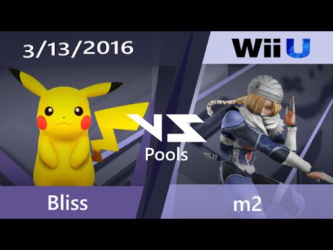Super SmashNest 5 Pools L-R3 - Bliss (Pikachu) Vs. m2 (Sheik)