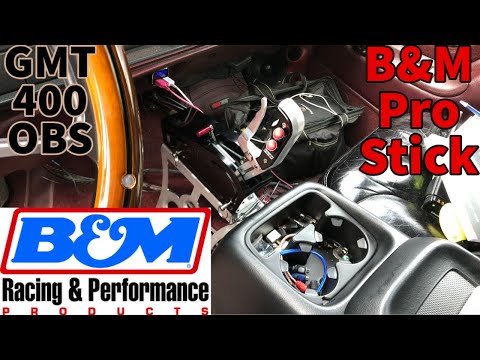 B&M Pro Stick Floor Shifter Install 88-98 Chevy Truck 700R4 4L60E 4L80E OBS GMT400