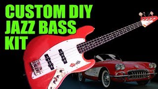 Video thumbnail for Cheap Custom DIY Jazz Bass Guitar Build and Review (Step by step) by DIY Gene