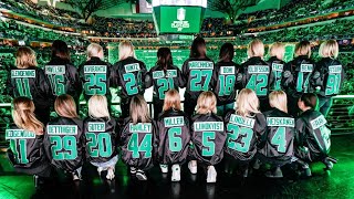 Wives, girlfriends of Dallas Stars players show support via unique and sentimental 'playoff jackets'