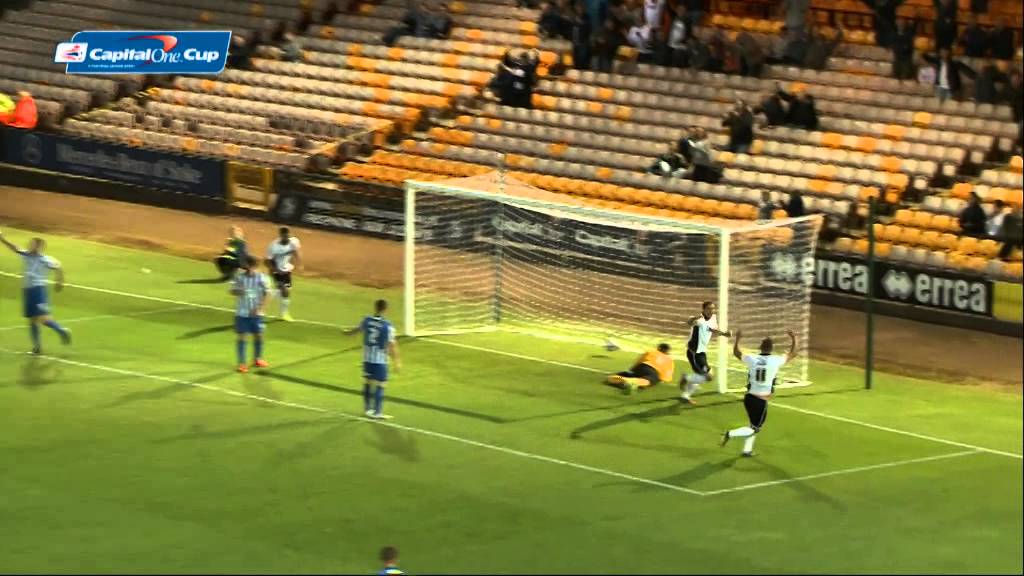 Port Vale v Hartlepool? League Cup Highlights 2014...