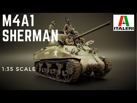 Italeri M4A1 (76mm) Sherman 1:35 scale