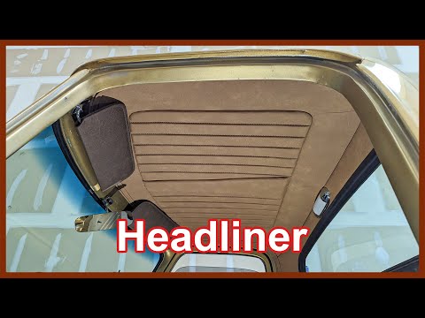 Classic car headliner from scratch  -  Auto Upholstery