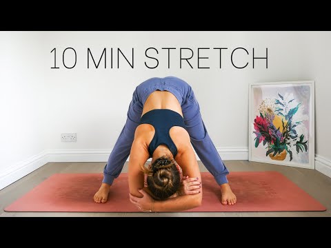 10 MIN FULL BODY STRETCH for Recovery and Flexibility (Hamstrings, Hips & Spine)