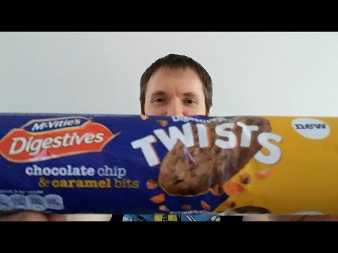 McVitie's Digestive Twists - Chocolate Chips & Caramel Bits Review
