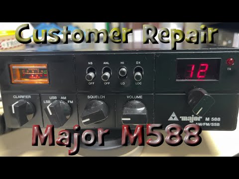 Mail in repair - Major M588 - Possibly the biggest repair i have done .