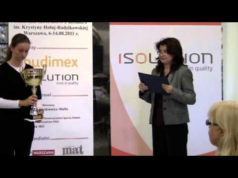 Ceremonia zakończenia 1 Krystyny H-Radzikowskiej.