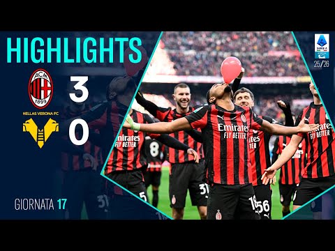 Milan vs Hellas Verona 3-0 Highlights Golas | Serie A 2025 | hellas verona milan