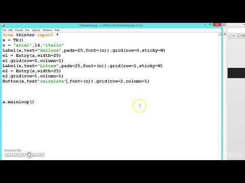 080 Learn Python And Ruby Programming Litres To Gallons Example