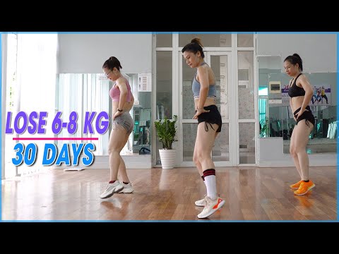 Weight Loss 6-8 Kg in 30 Days - Aerobic Dance Workout Everyday for The Best Body Shape | Eva Fitness