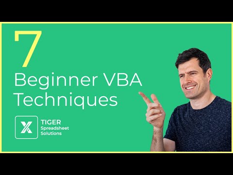 7 Essential Excel VBA Beginner Techniques