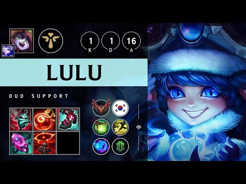 Lulu Support vs Nautilus - KR Grandmaster Patch 25.12