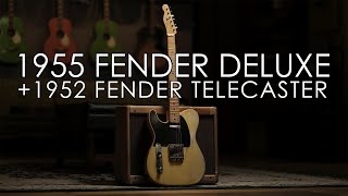 Video thumbnail for "Pick of the Day" - 1955 Fender Deluxe with a 1952 Fender Telecaster by Emerald City Guitars