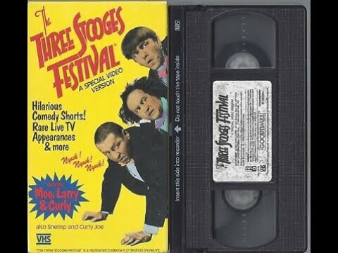 The Three Stooges Festival: A Special Video Version 1987 VHS Full VHS RIP (VHS RIP #5)