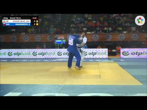 Amir GHASEMI NEJAD (IRI) Vs Sirazhudin MAGOMEDOV (RUS) - Judo Grand Prix Samsun 2014 [-81kg]
