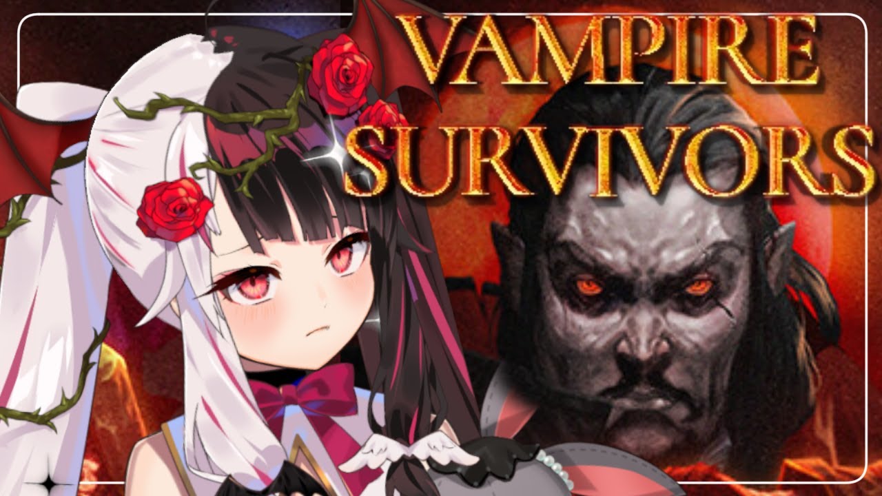 【vampire survivors】今日も…ヴァンパイアでいっか!!【夜見れな/にじさんじ】